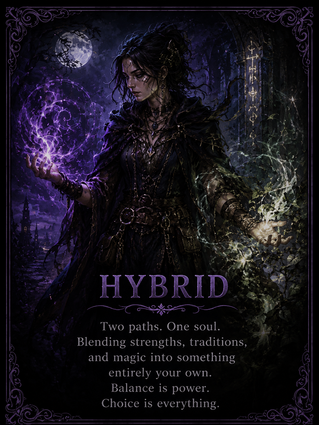 Hybrid caste artwork