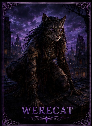Werecat caste artwork